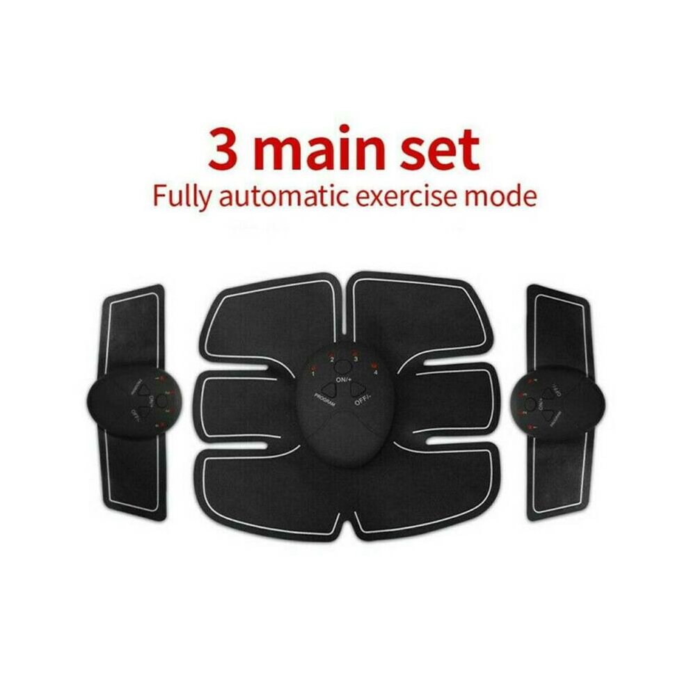 Rechargeable Trainer Stimulator Abdominal Muscle Train Fitness EMS Toning Belt