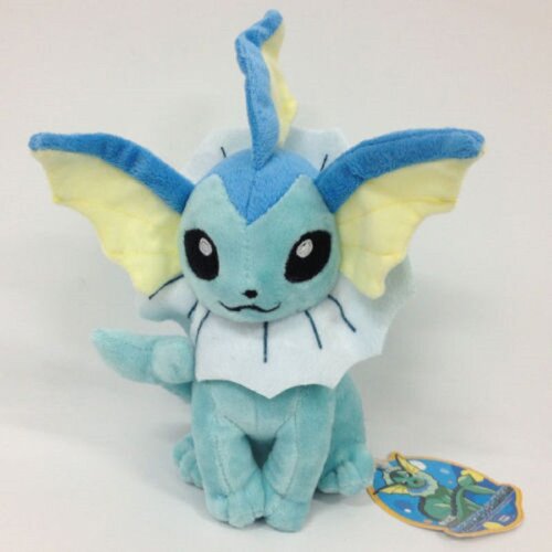 Large size Vaporeon Pokemon Cute Soft Evolutions  Plush Toy Doll Kids Gift New