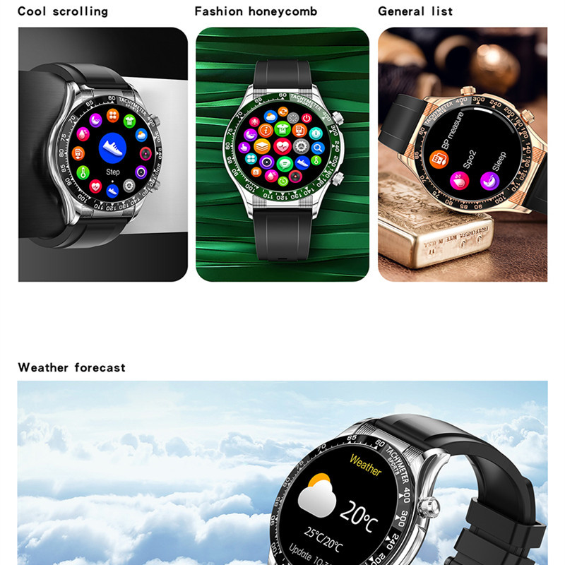 Health Fitness Tracker Smartwatch Interactive Music Smart Watch Men