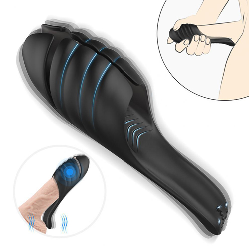 Penis Trainer Massagers Adult Sex Toys Vibrators Adjustable Male Masturbator Sex Toys for Men Masturbation Glans Testicle Perineum Enlarge Penis Delay Ejaculation