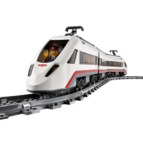 High-speed Passenger Train 02010 Building Blocks Bricks Toys For Children Figure High-Tech City 60051 Christmas Gifts
