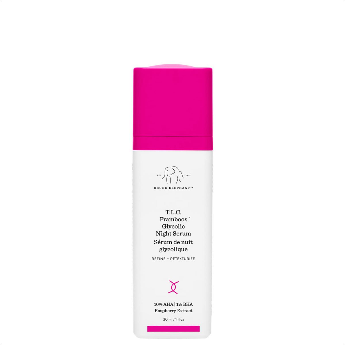 Drunk Elephant T.L.C.Framboos Glycolic Night Serum 30ml 1 fl oz Skin Health