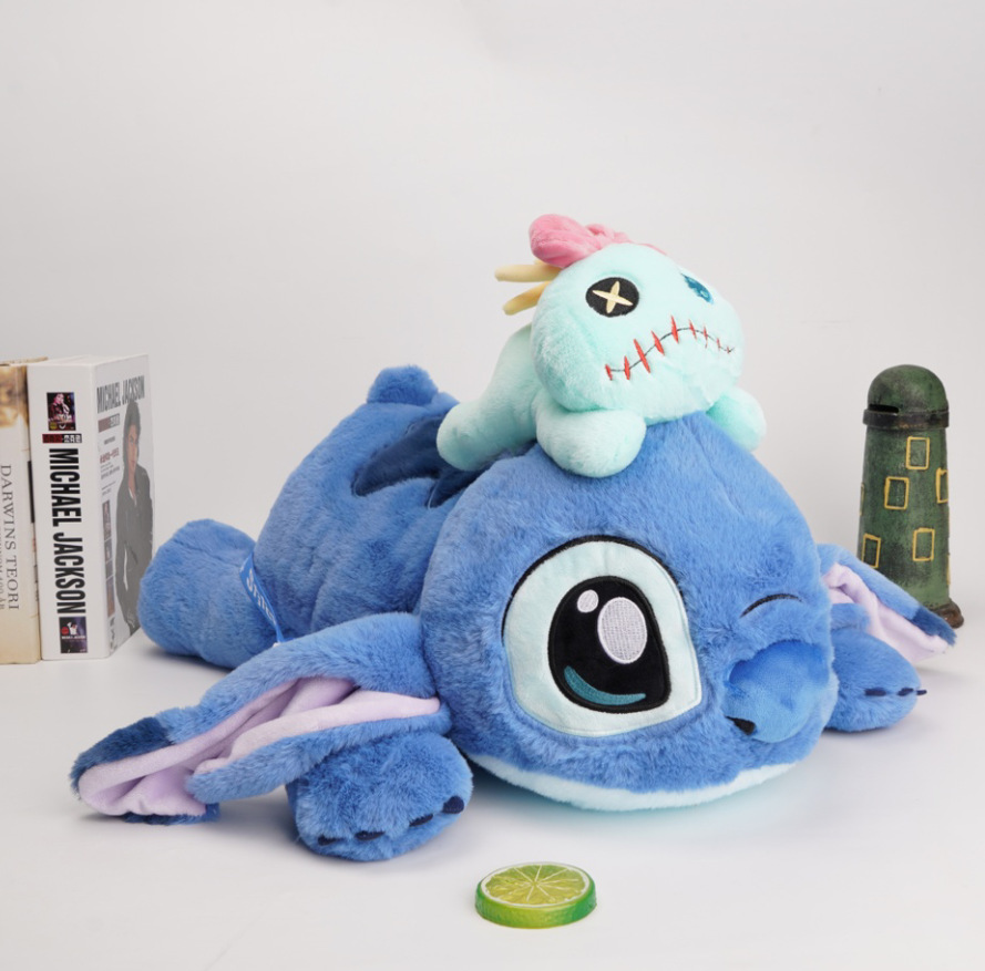 Halloween Stitch Soft Toy for Kids Cartoon Animation Stitch, Plush Toy Series ‘Lilo and Stitch’, Big Cuddly Toy, 53cm Childrens Birthday Party Christmas Gift