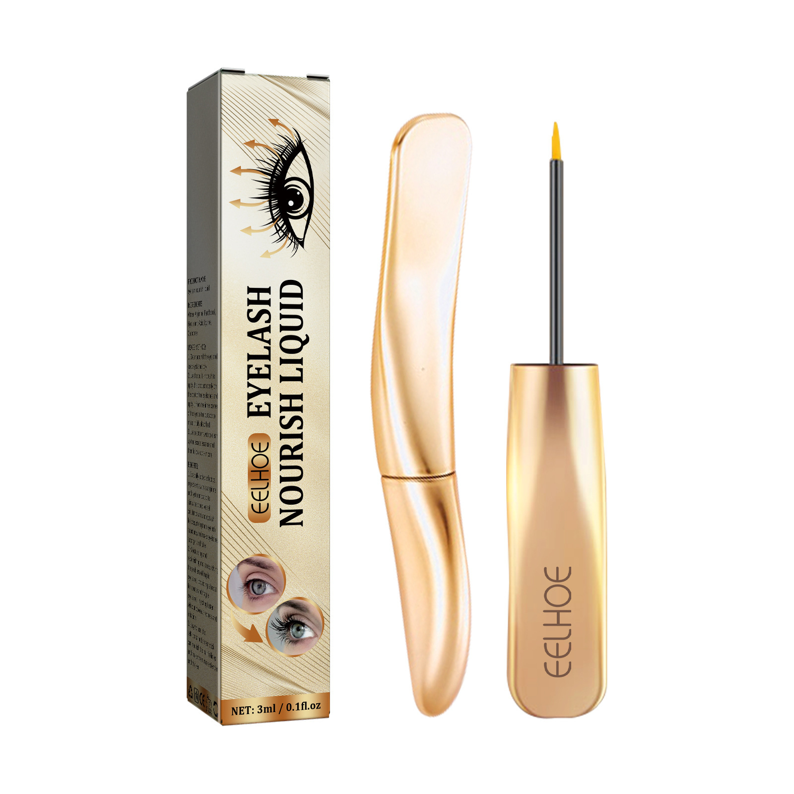 Eyelash Natural Liquid  Activate Eyelash Growth Advance Thicker Longer Lashes Moisturizing Curling Eyelash Beauty Products Eye Care Makeup 3ml