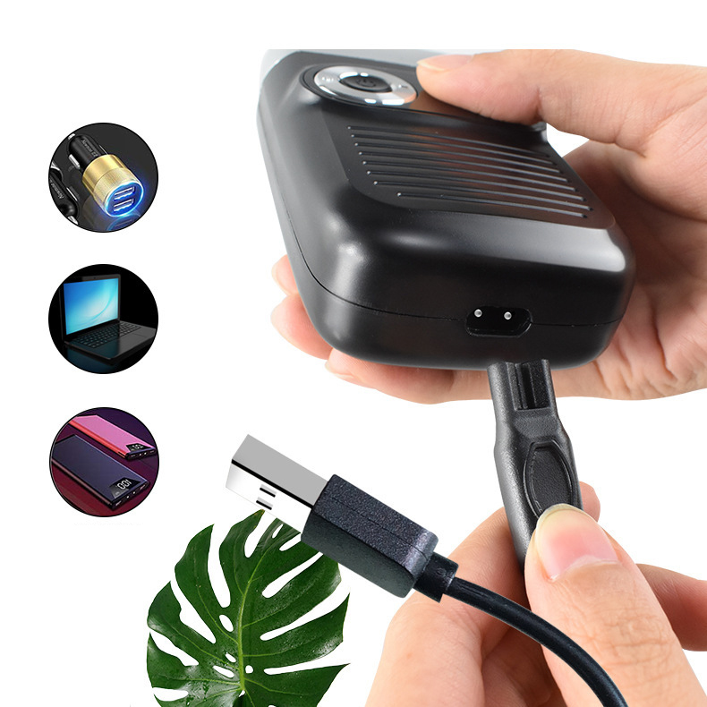 Mens Dual Blade Electric Shaver and Hair Clipper Portable Grooming Tool with LCD Display