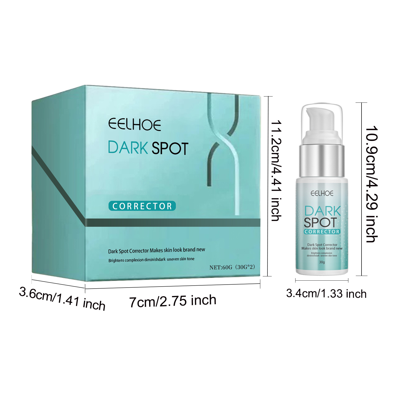 (1 PC) Whitening Freckle Cream Removing Black Spots Melanin Freckle Anti-Aging Brighten Skin Shrink Pores Powerful Moisturizing Cream