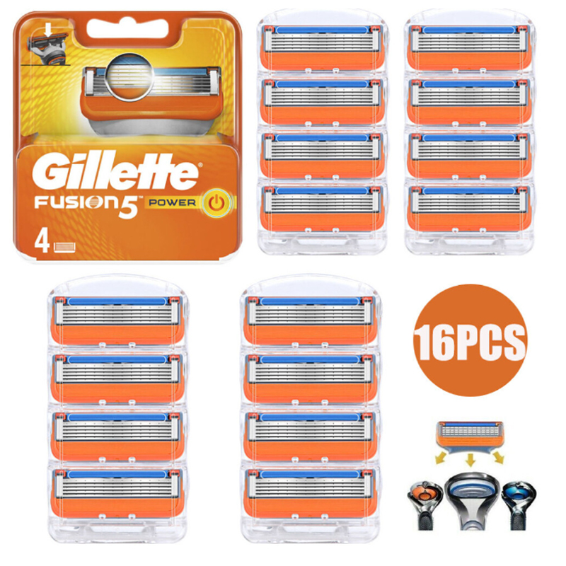For Gillette Fusion 5 Manual Razor Blades Replacement Refills - 16PCS