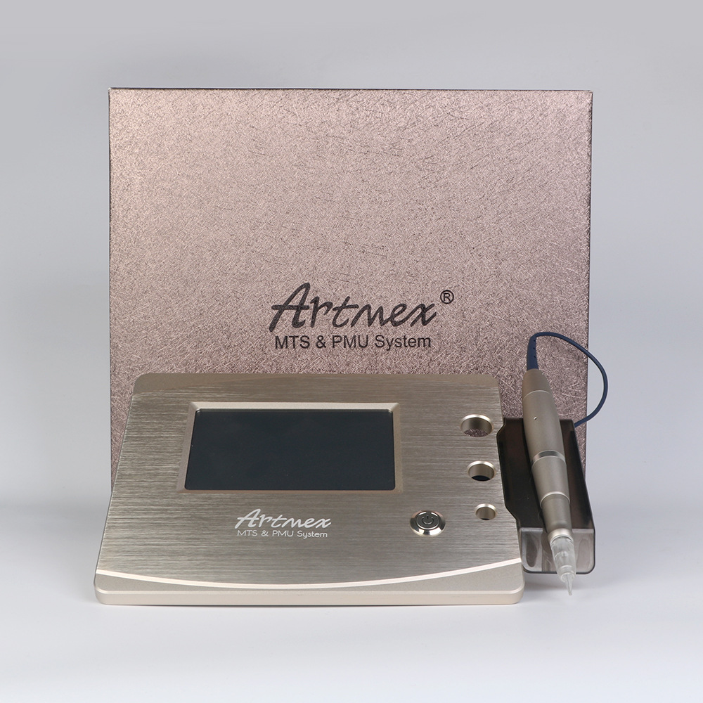Artmex V7 Dermapen for Permanent Makeup Digital Rotary Tattoo Machine tattoo Eyebrow Lip Permanent Makeup Machine Digital Rotary Pen PMU MTS System