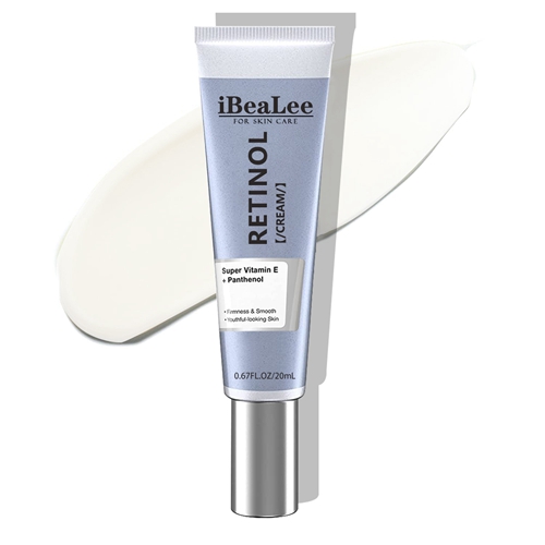 Retinol Firming Cream for Skin Care Vitamin E Retinol Face Cream Fade Fine Lines Anti Aging Moisturizing Hydrating Nourishing 20ml