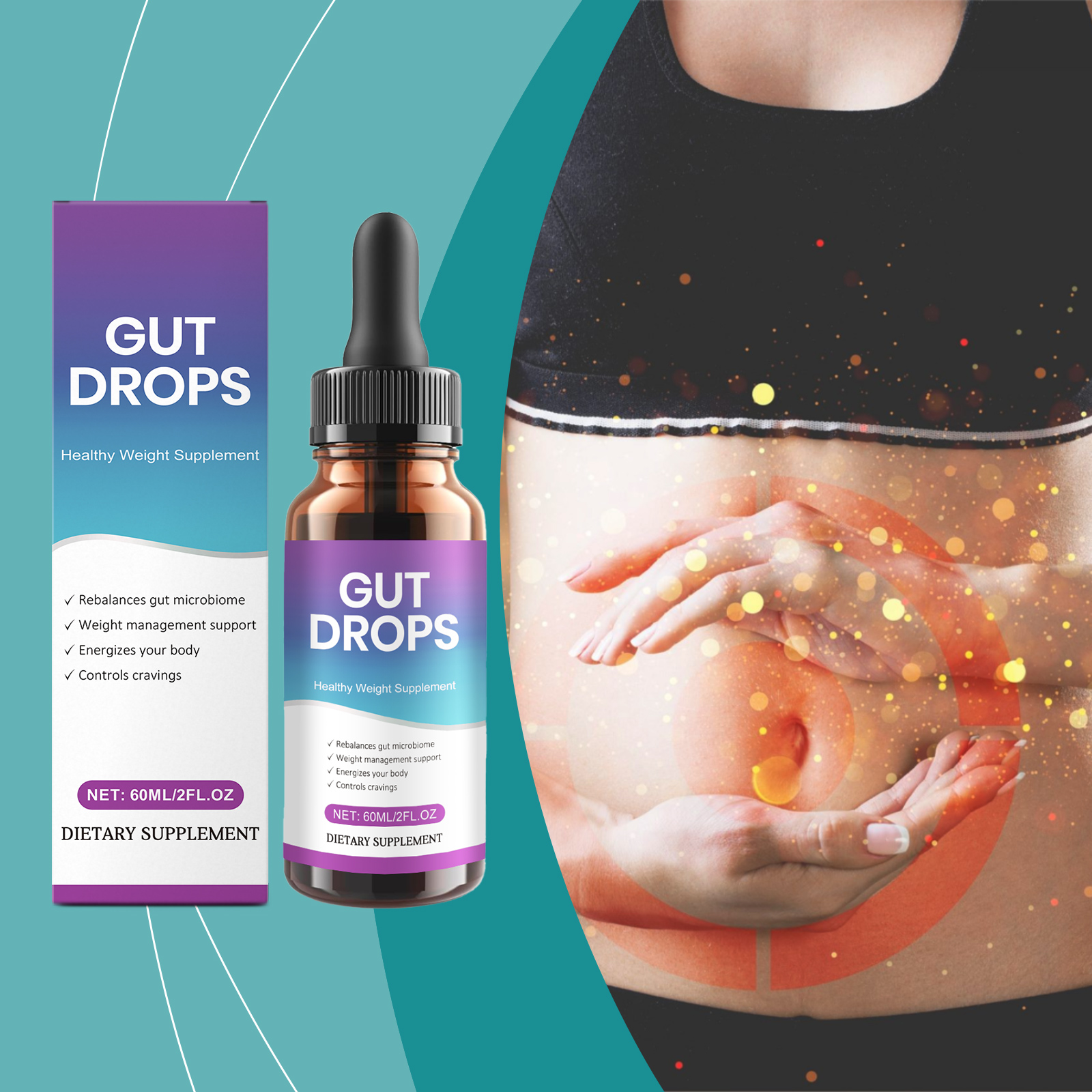 Digestive Comfort Drops | Daily Gut Health Support & Bloating Relief | Gentle Formula to Maintain Intestinal Function & Ease Digestive Discomfort