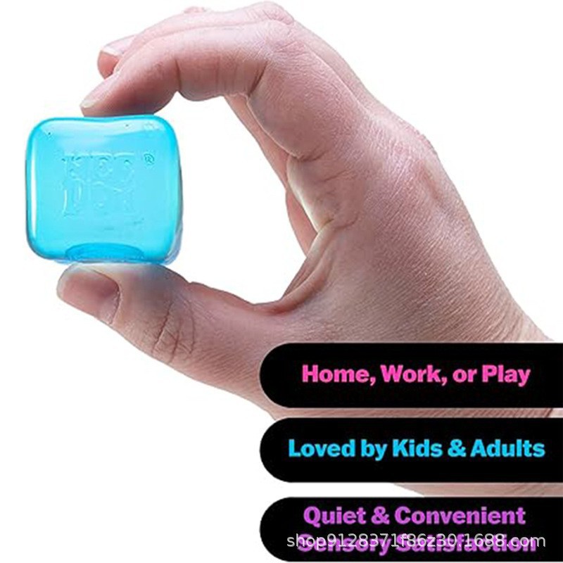 (Pink) Plastic Needoh Nice Cube Schylling Teens Anxiety Relief Toy For Office Home Gift for Kids