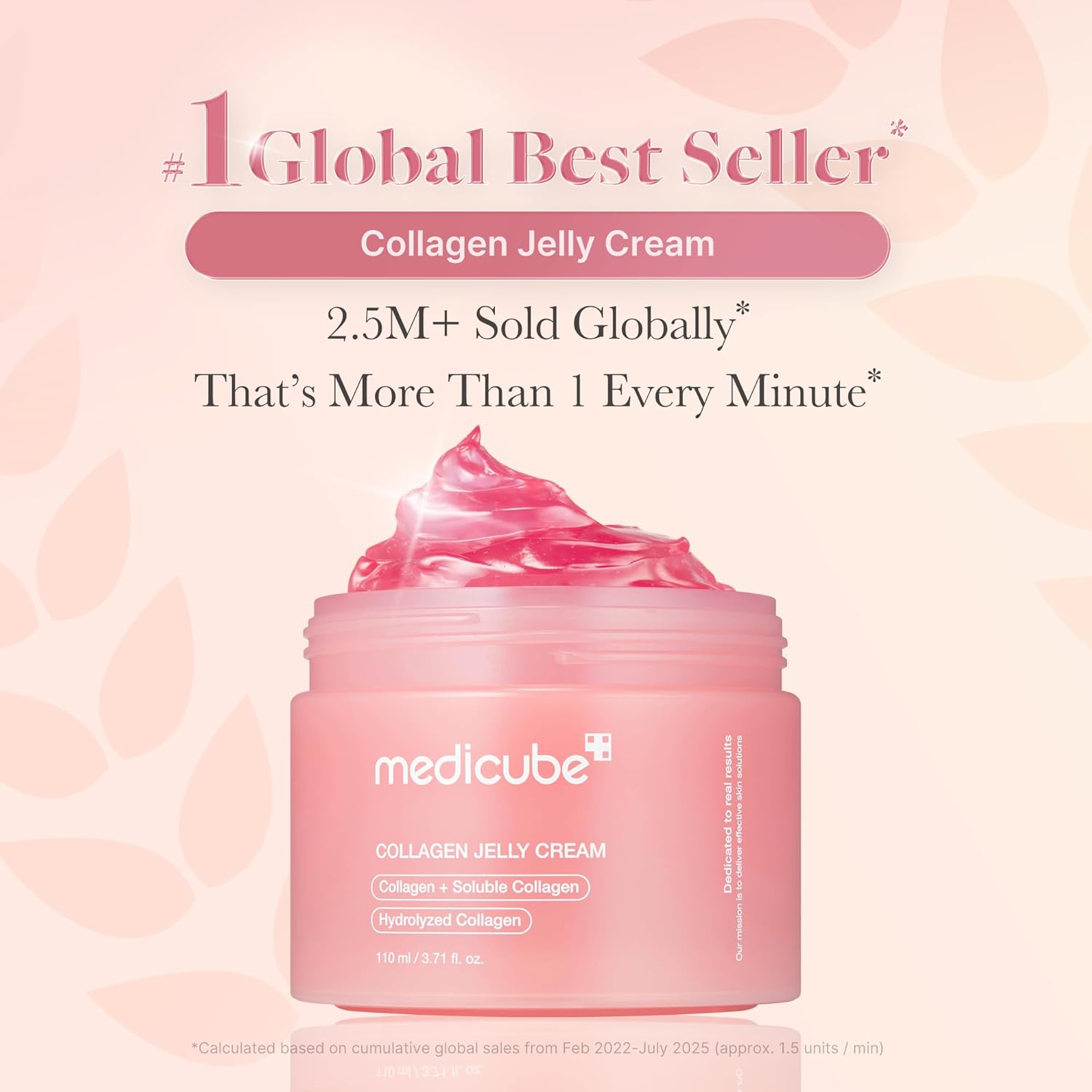 medicube Collagen Jelly Cream Niacinamide Freeze Dried Hydrolyzed Collagen Cream Face Cream Boosts Skin Barrier Hydration Glow Lifted Look Korean Skincare 110ml