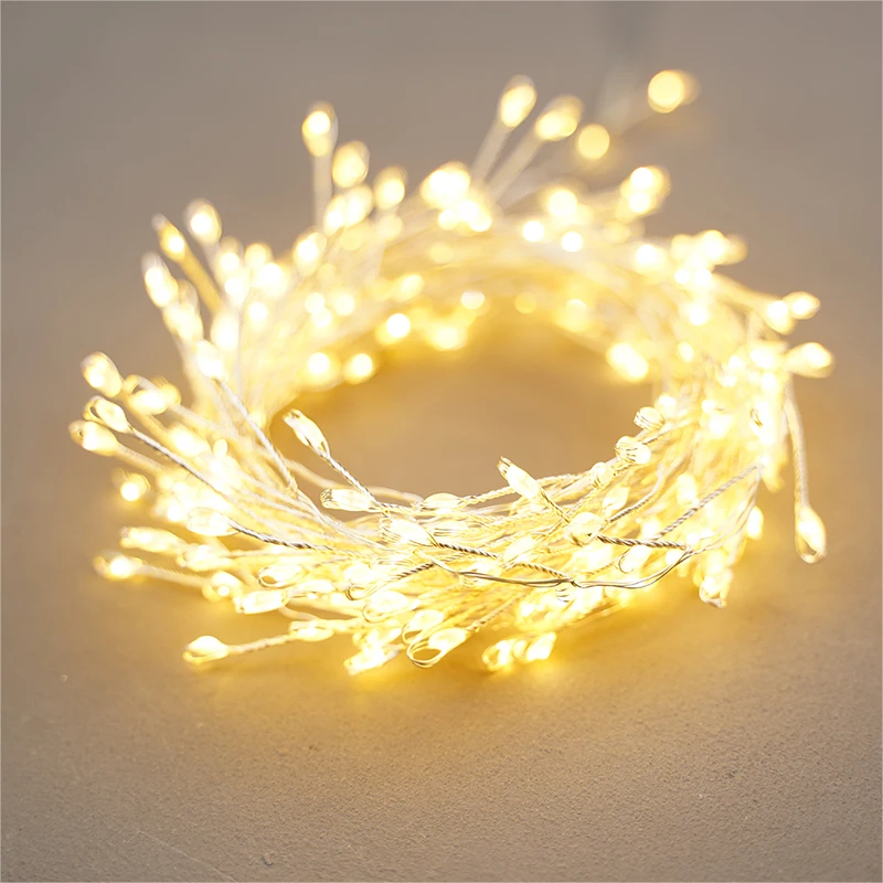 (100 LEDs 3Meters)  Brightown Solar Lights for Outside120 LED String Lights Waterproof Firecracker Balcony Lights for Tree Patio Christmas Party