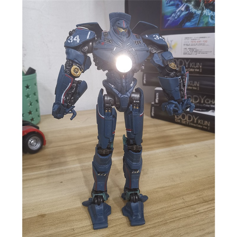 Pacific Rim 2 Movie Thunder Rises Glowing Ver Revenge Ranger Mecha Boxed Movable Action Figure Model
