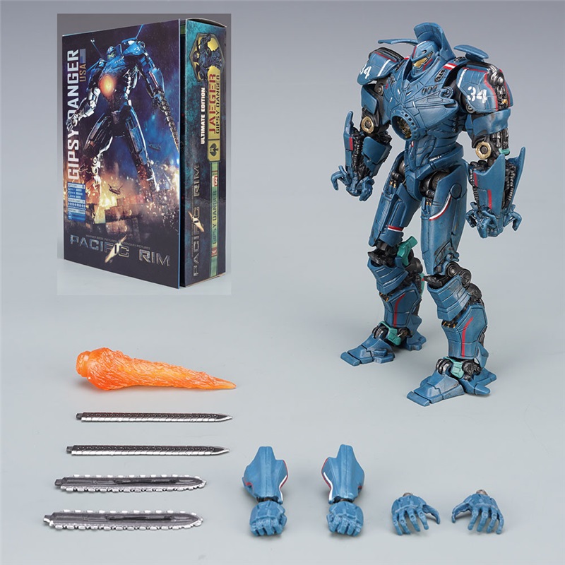 Pacific Rim 2 Movie Thunder Rises Glowing Ver Revenge Ranger Mecha Boxed Movable Action Figure Model