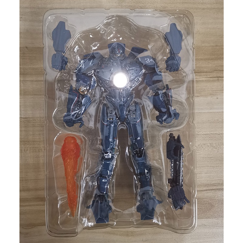 Pacific Rim 2 Movie Thunder Rises Glowing Ver Revenge Ranger Mecha Boxed Movable Action Figure Model