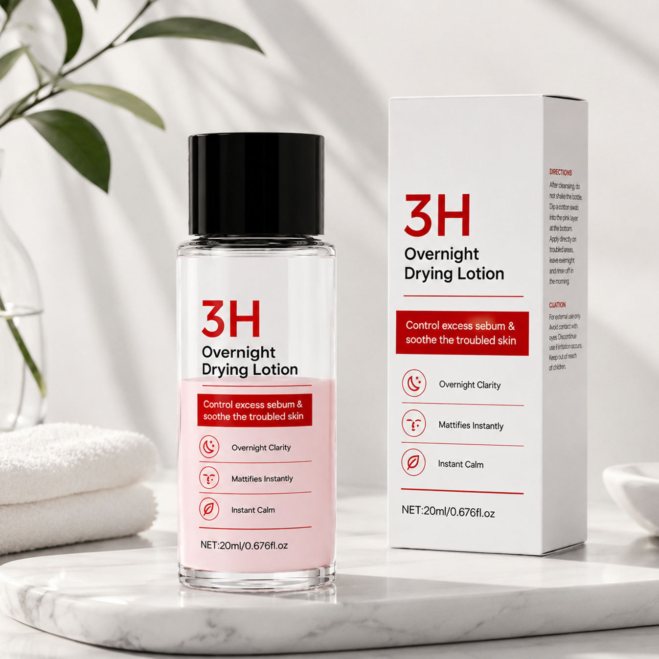 Overnight Blemish Repair Solution For Acne Prone Skin Soothing And Spot Treatment 20ml