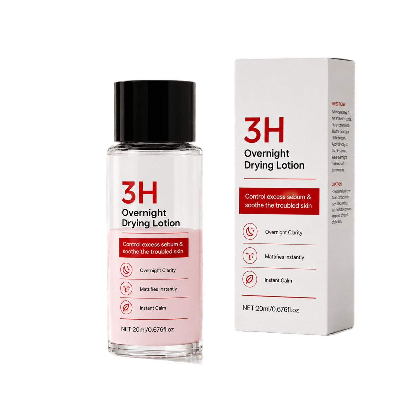 Overnight Blemish Repair Solution For Acne Prone Skin Soothing And Spot Treatment 20ml