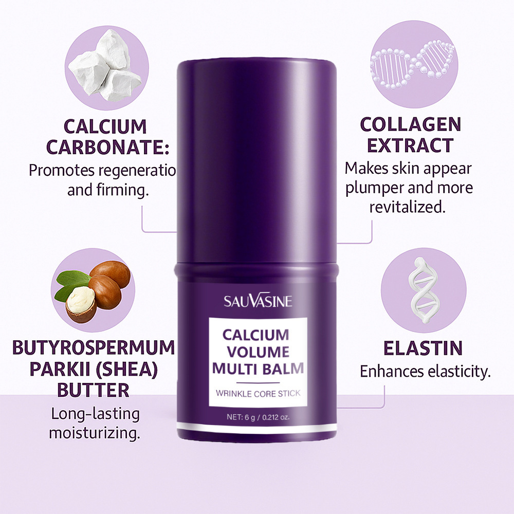 Calcium Multi Function Moisturizing Stick For Makeup Prep Daily Skin Nourishing Care 6g