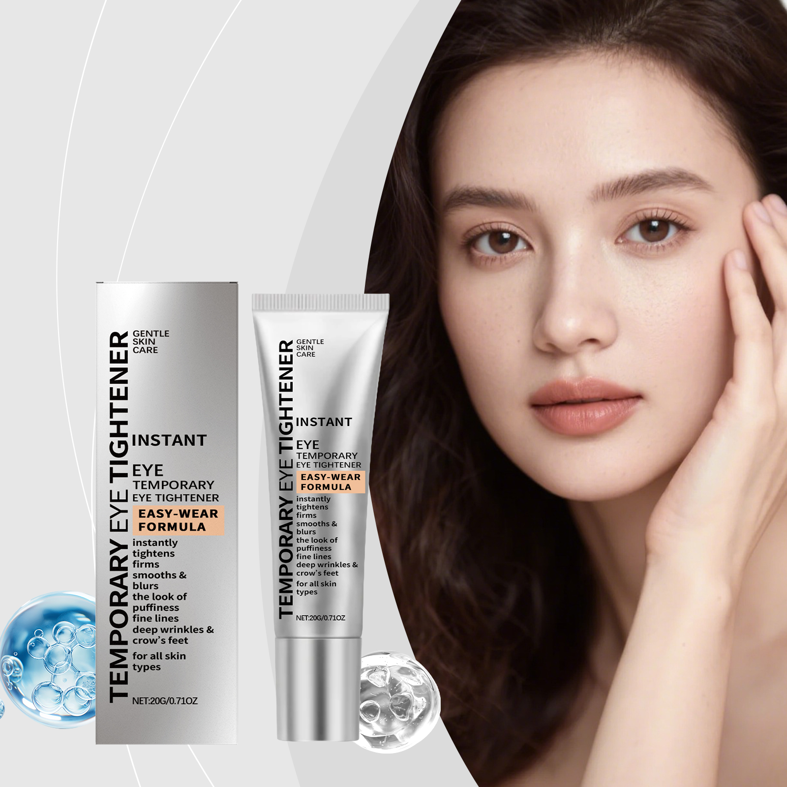 Moisturizing Eye Cream Mild Care Hydrating Nourishing Elastic Smooth Daily Eye Skin Massage Care Lotion