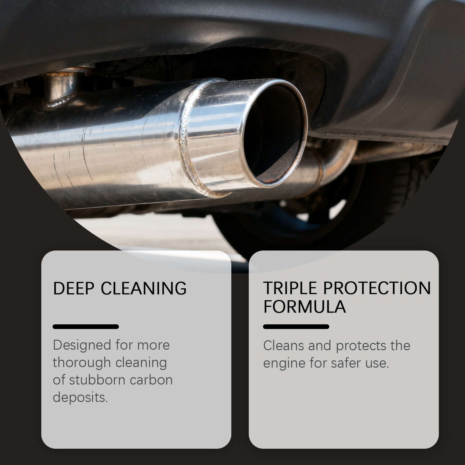 Three Way Catalytic Cleaner Auto Exhaust System Clean Maintain Engine Carbon Deposit Remover Vehicle Motor Tail Pipe