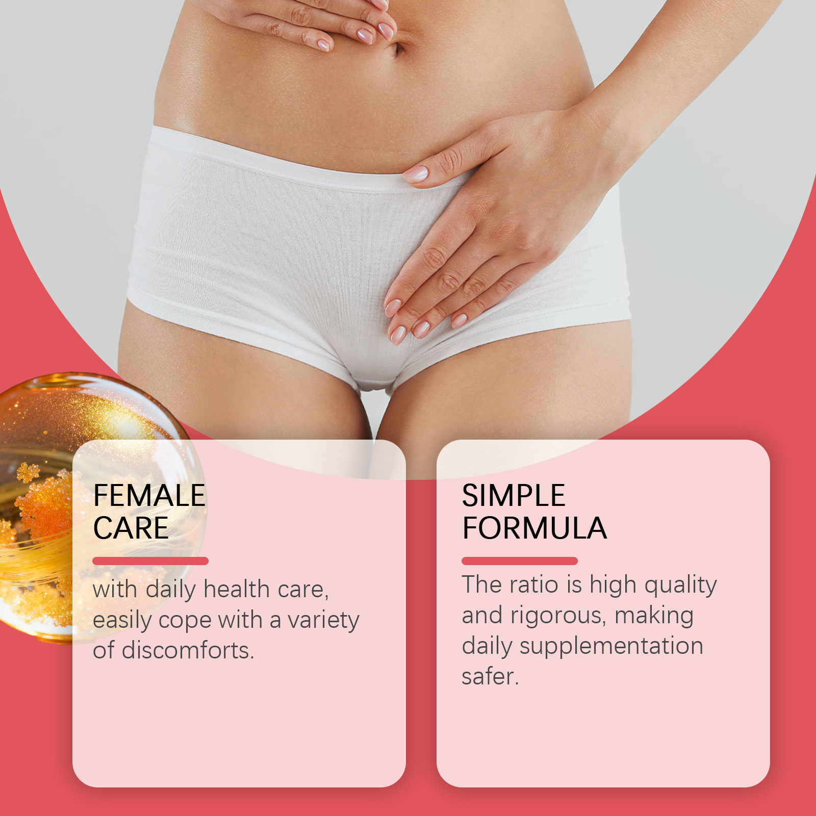 Womens Probiotic Gummy Mild Ingredients Care Body Gentle Maintenance Boost Vitality Improve Physical Condition For Daily Female Care
