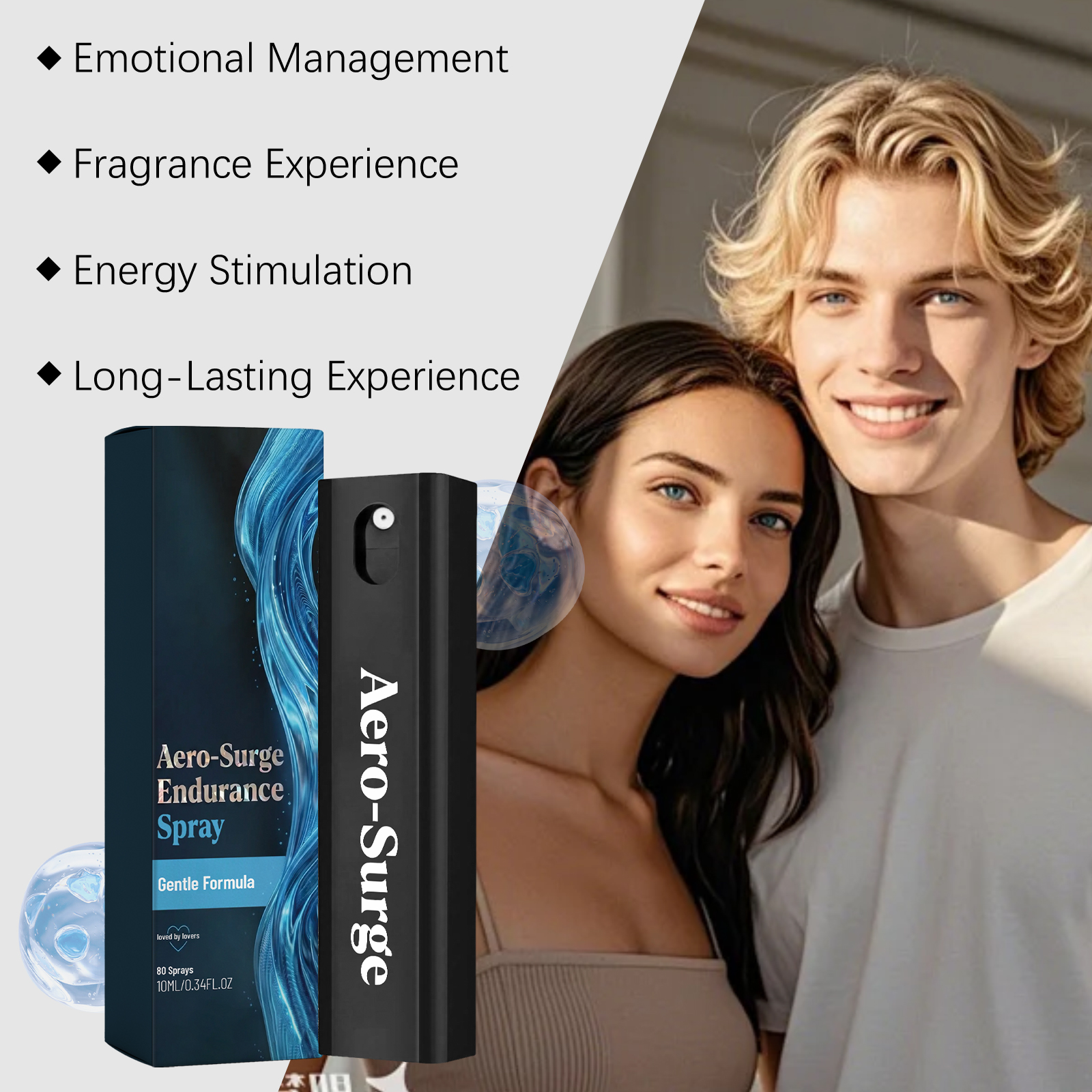 Men Care Spray Nourish Moisturize Protect Comfort Cool Non Sticky For Body Skin Care
