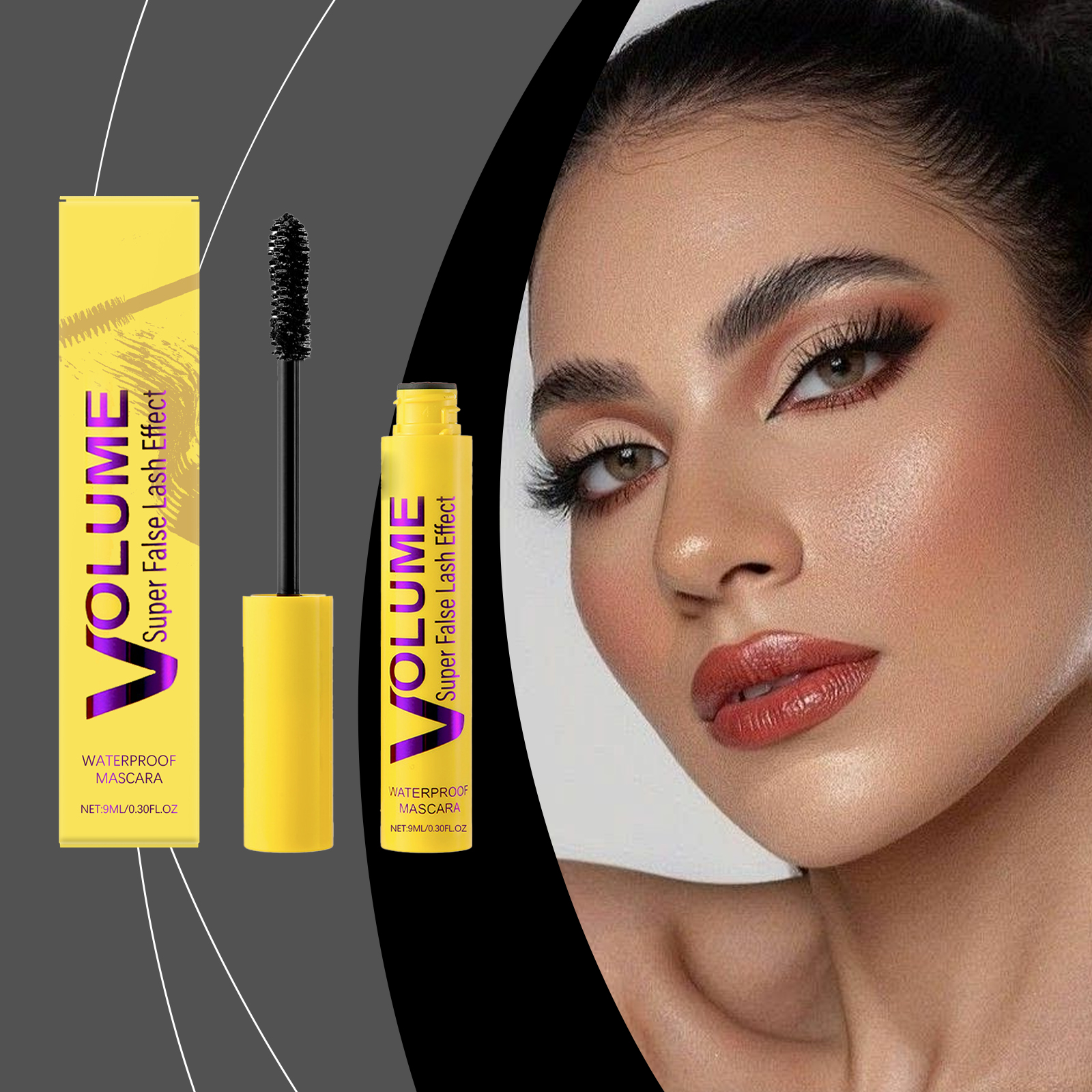 Mascara Lightweight Natural Longlasting Nonfading Nonblooming Nonclumping Compact Tidy Lash Roots Daily Gentle Smooth Fit Soft Delicate