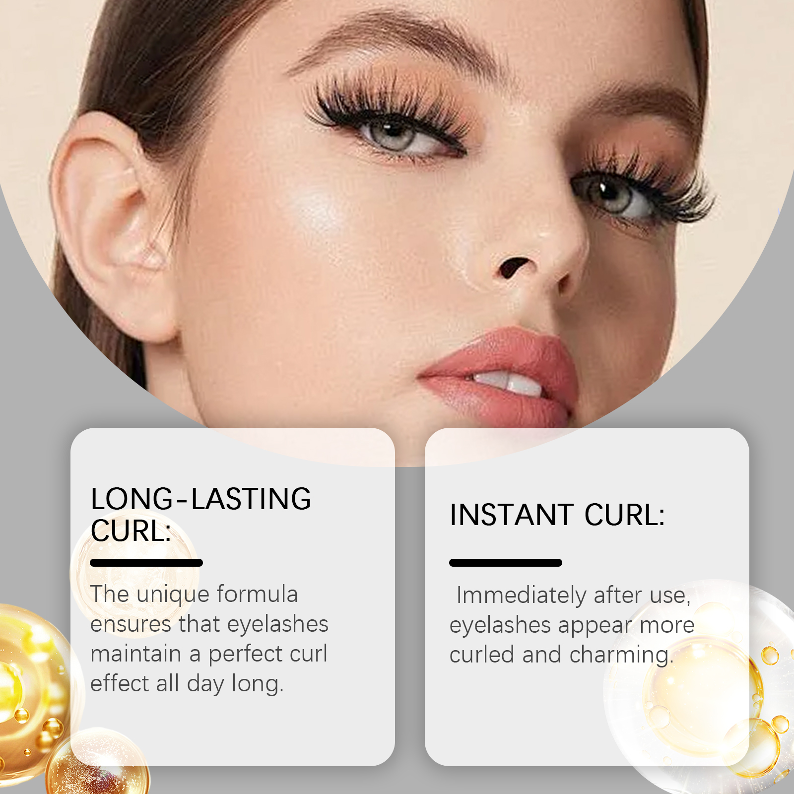 Mascara Lightweight Natural Longlasting Nonfading Nonblooming Nonclumping Compact Tidy Lash Roots Daily Gentle Smooth Fit Soft Delicate
