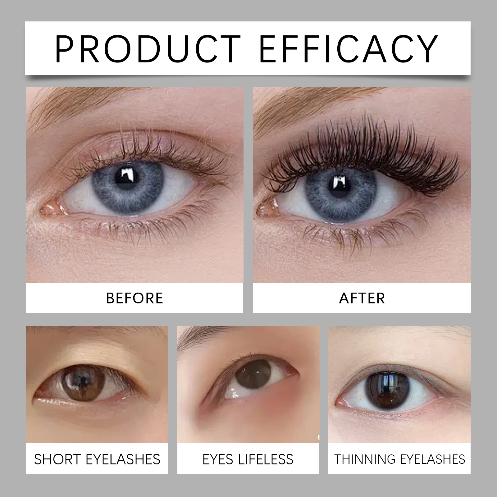 Mascara Lightweight Natural Longlasting Nonfading Nonblooming Nonclumping Compact Tidy Lash Roots Daily Gentle Smooth Fit Soft Delicate