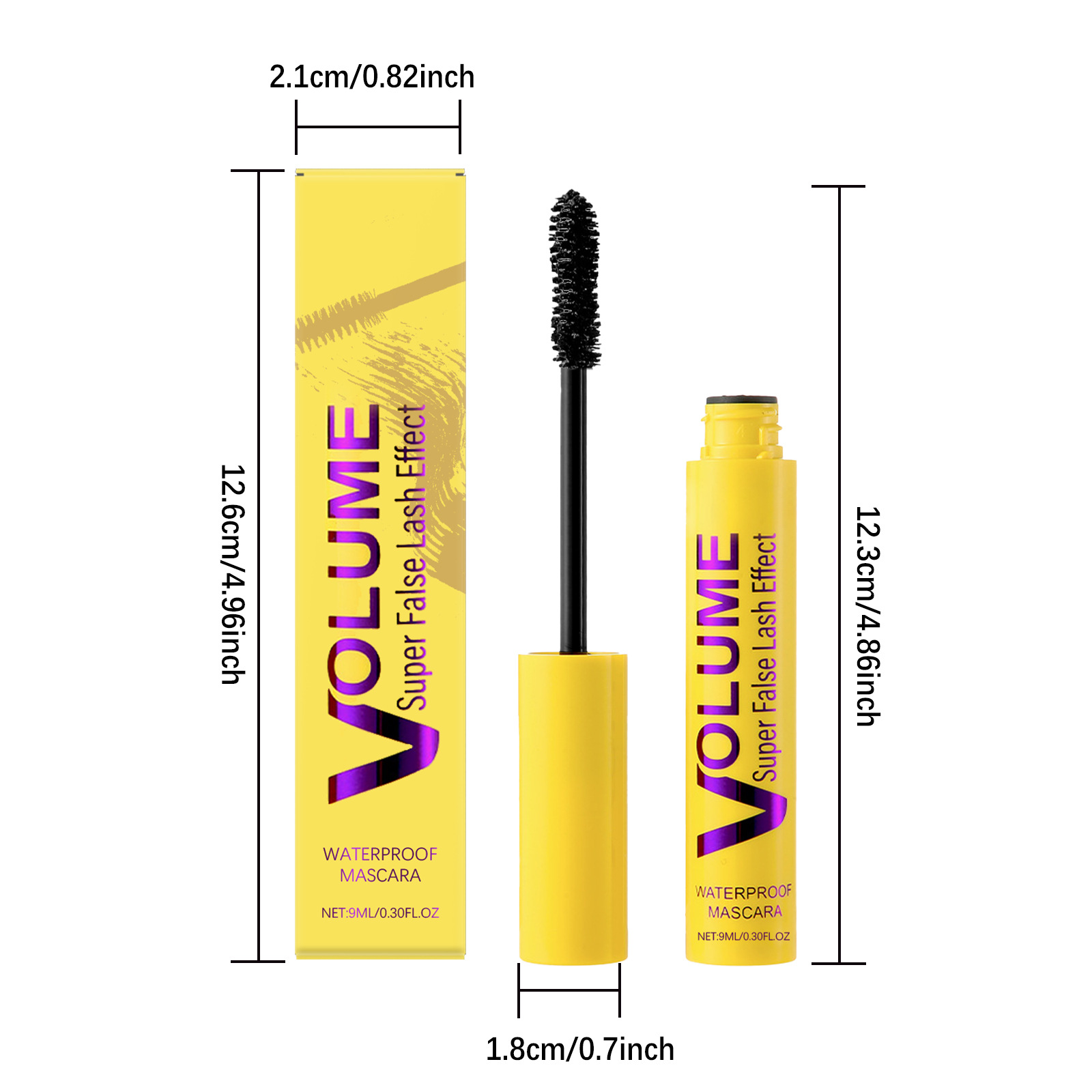 Mascara Lightweight Natural Longlasting Nonfading Nonblooming Nonclumping Compact Tidy Lash Roots Daily Gentle Smooth Fit Soft Delicate