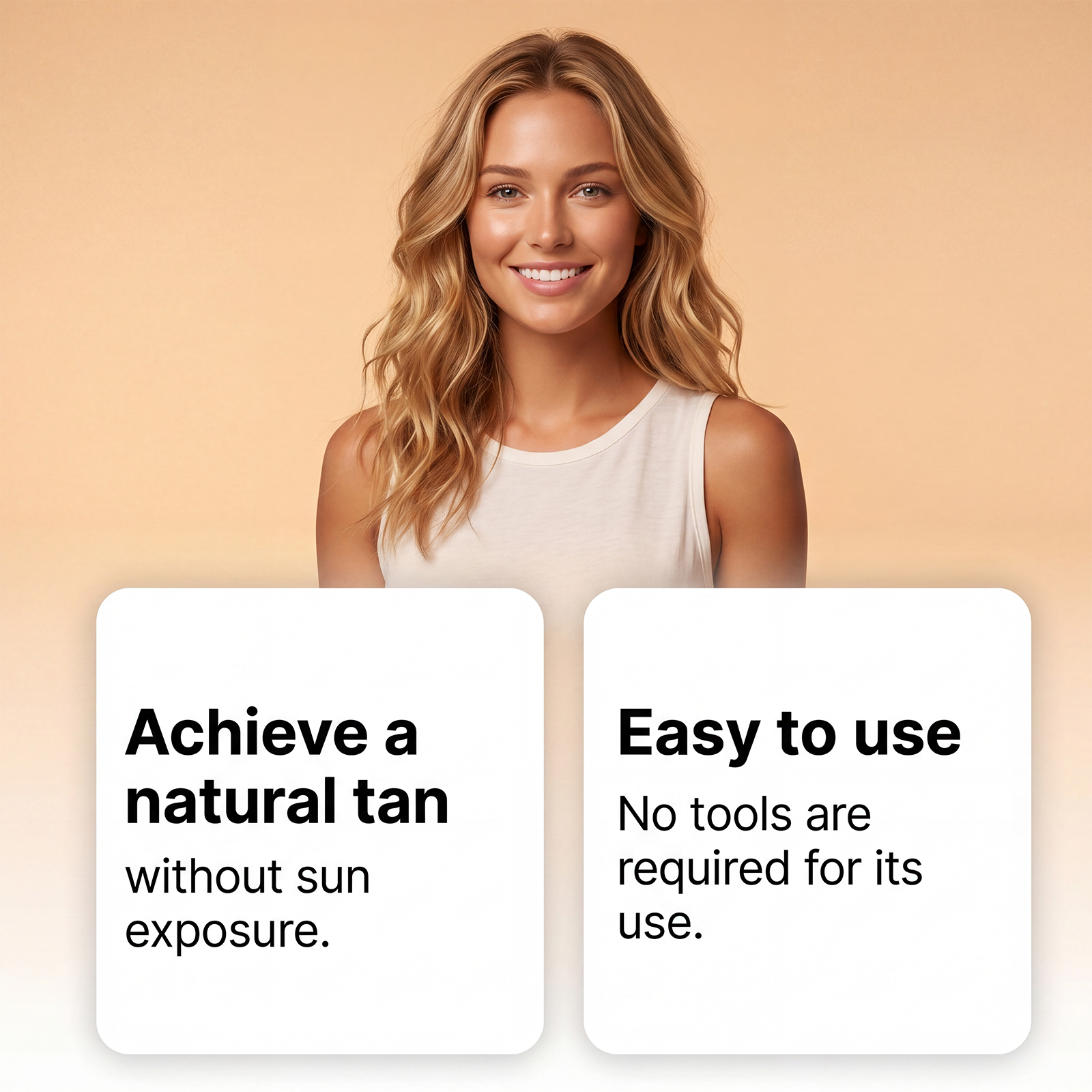 Tanning Care Patches Create Natural Bronze Wheat Skin Tone Easy Lazy For Indoor Outdoor Use