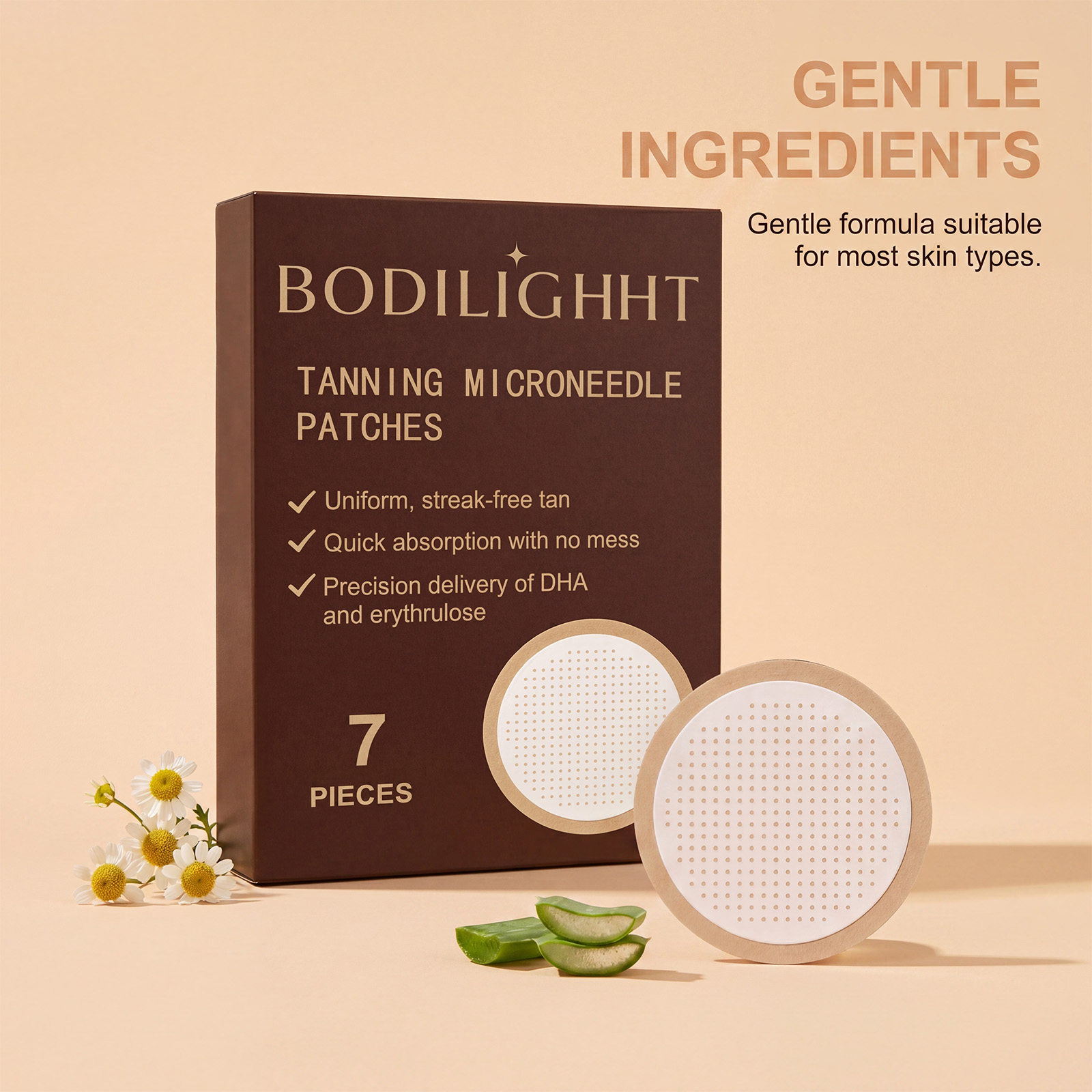 Tanning Care Patches Create Natural Bronze Wheat Skin Tone Easy Lazy For Indoor Outdoor Use