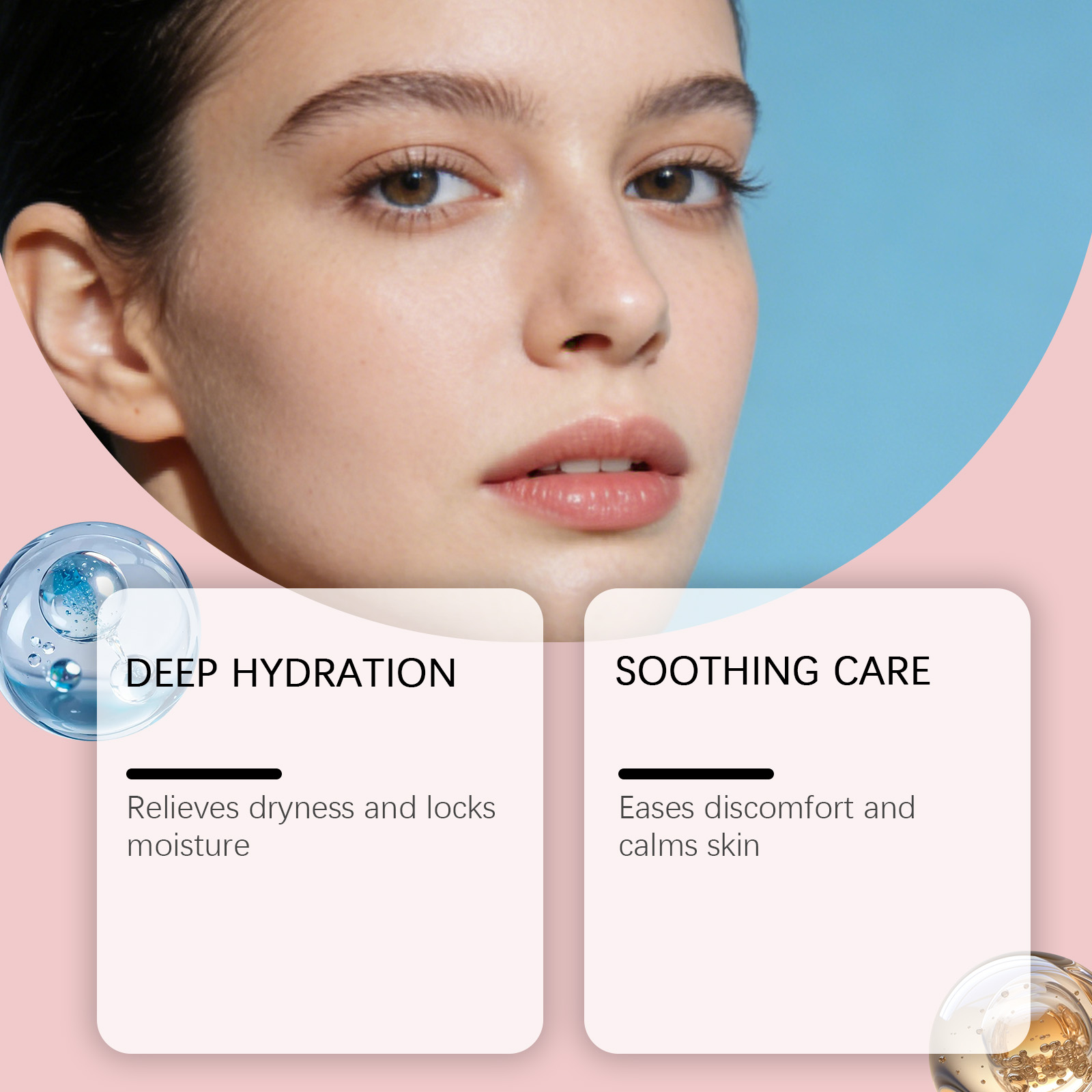 Facial Moisturizing Essential Oil Mild Care Hydrating Smooth Comfortable Delicate Nourishing Skin Complexion