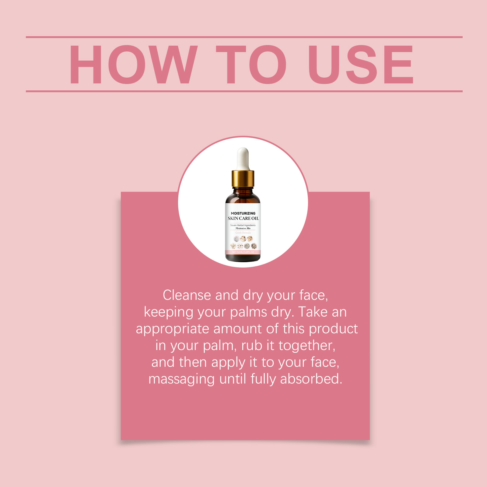 Facial Moisturizing Essential Oil Mild Care Hydrating Smooth Comfortable Delicate Nourishing Skin Complexion