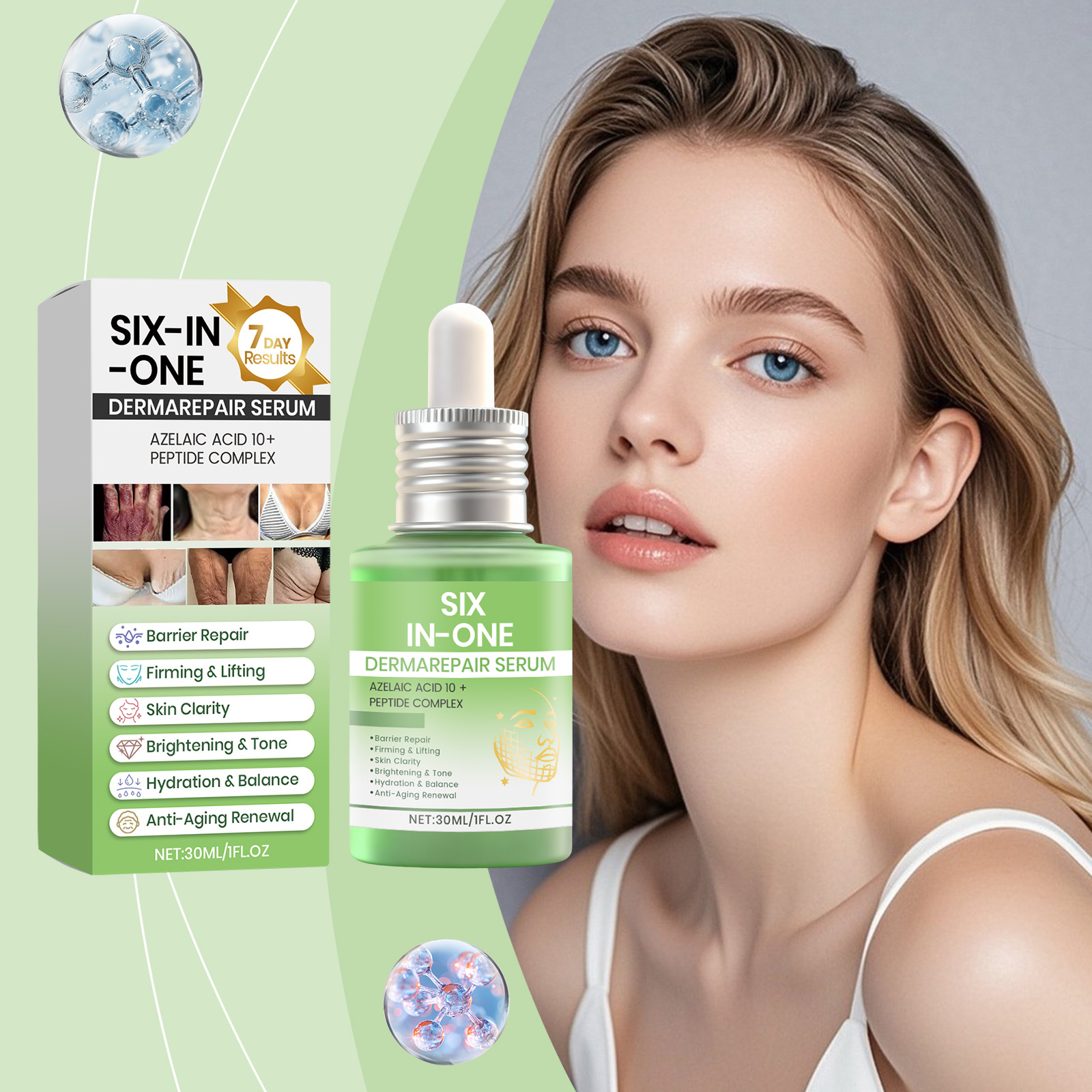 Skin Care Essence Liquid Multi Effect Nourish Body Skin Moisturize Hydrate Elastic Rejuvenate Daily Care
