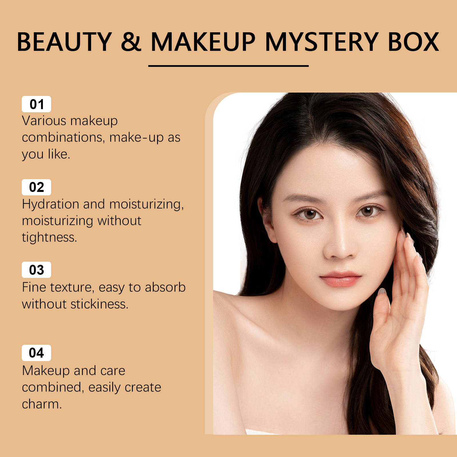 Beauty Skincare Surprise Box Daily Nourishing Refreshing Moisturizing Facial Care Package