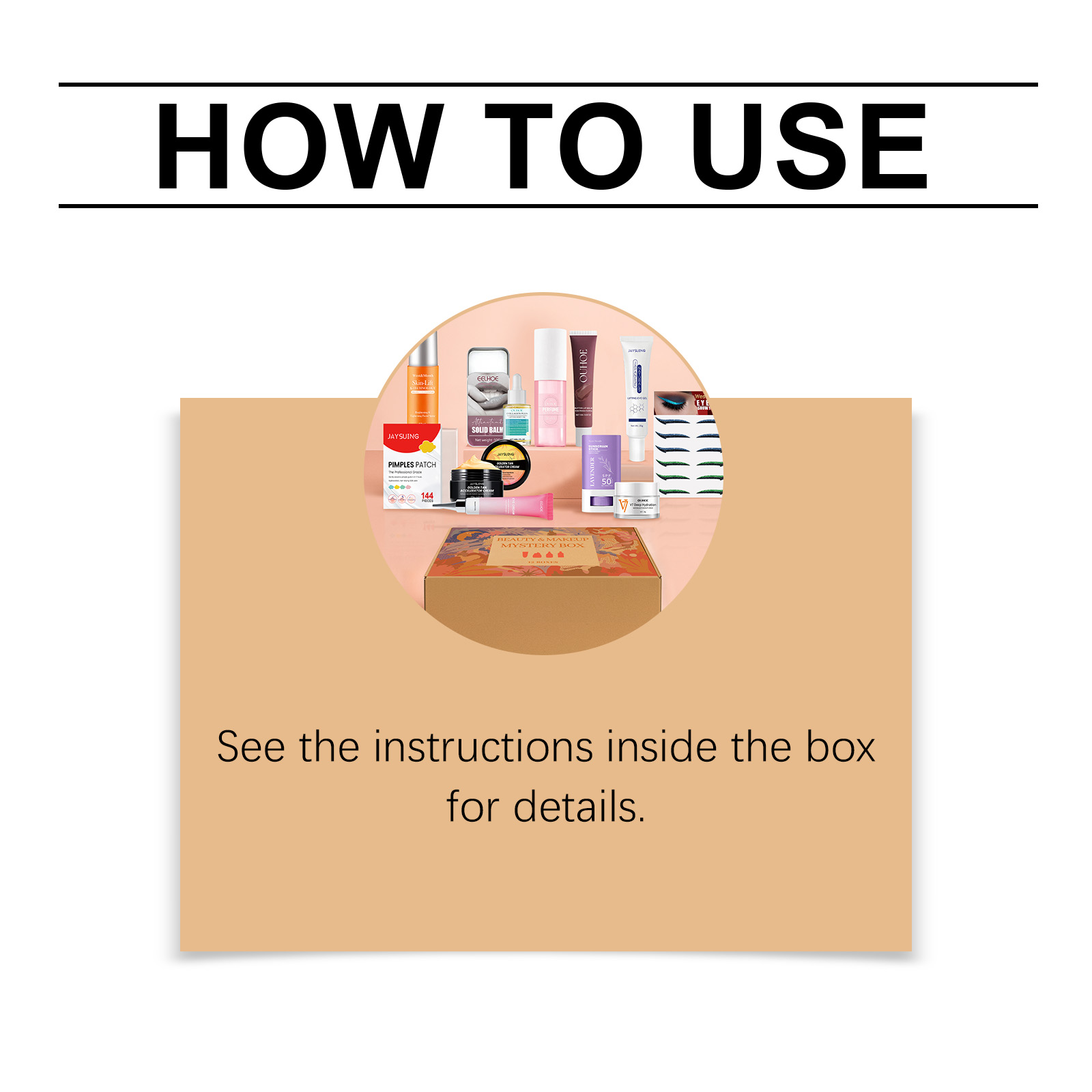 Beauty Skincare Surprise Box Daily Nourishing Refreshing Moisturizing Facial Care Package