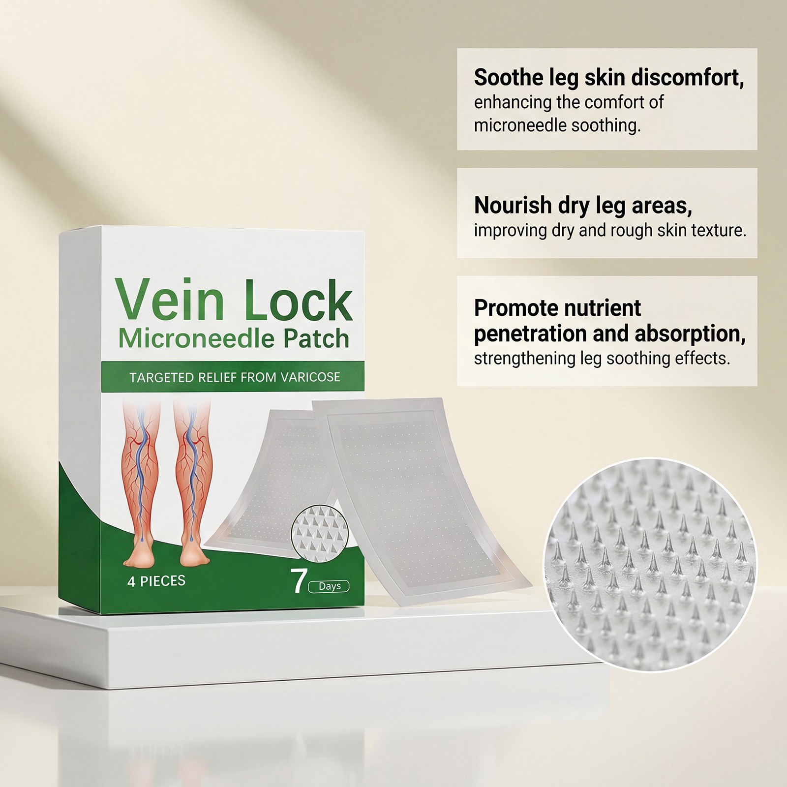 Leg Care Patch Breathable Skin Friendly Gentle Leg Protection Portable External Daily Body Care Sticker