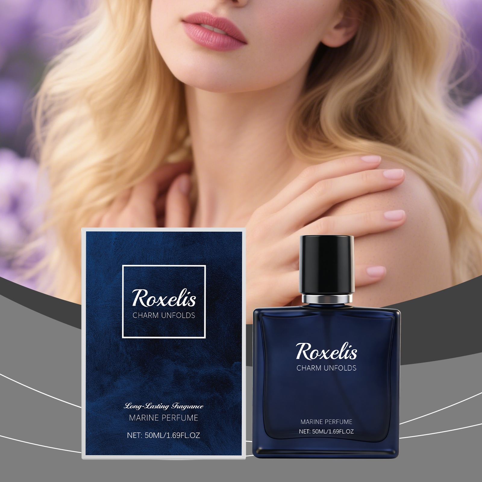Ocean Moist Eau De Toilette Natural Long Lasting Fresh Elegant Layer Portable Daily Mild Commute Fragrance