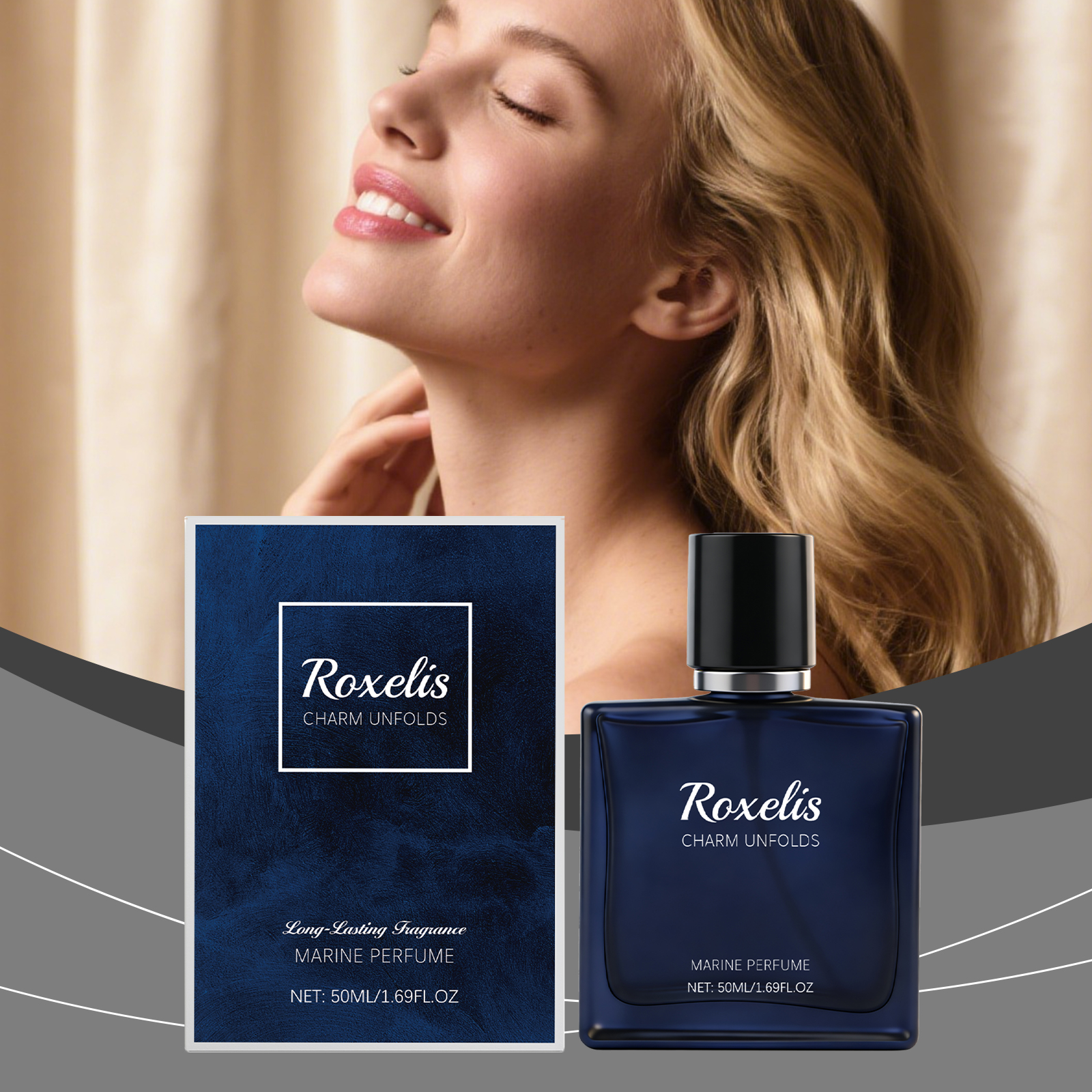 Ocean Moist Eau De Toilette Natural Long Lasting Fresh Elegant Layer Portable Daily Mild Commute Fragrance