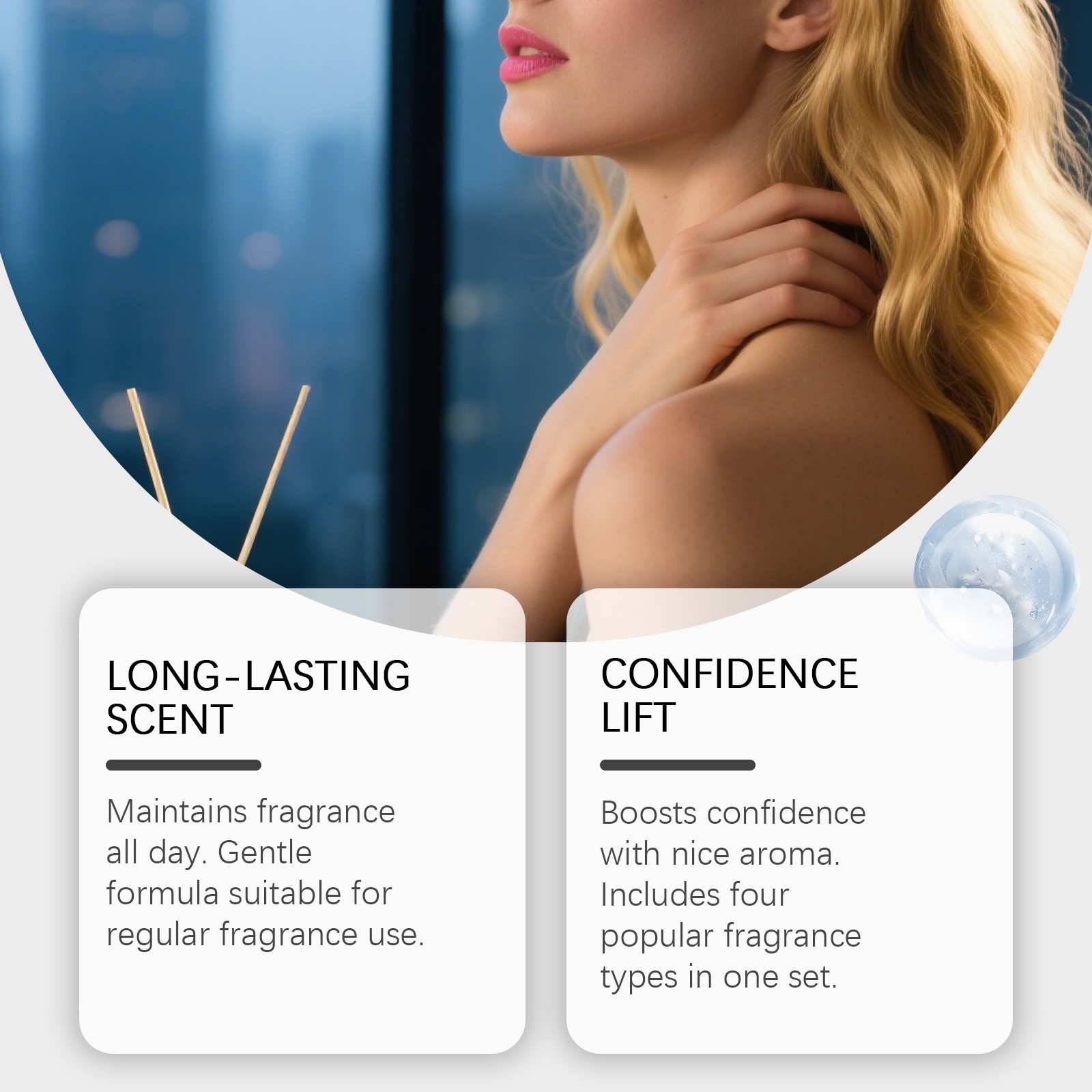 Ocean Moist Eau De Toilette Natural Long Lasting Fresh Elegant Layer Portable Daily Mild Commute Fragrance