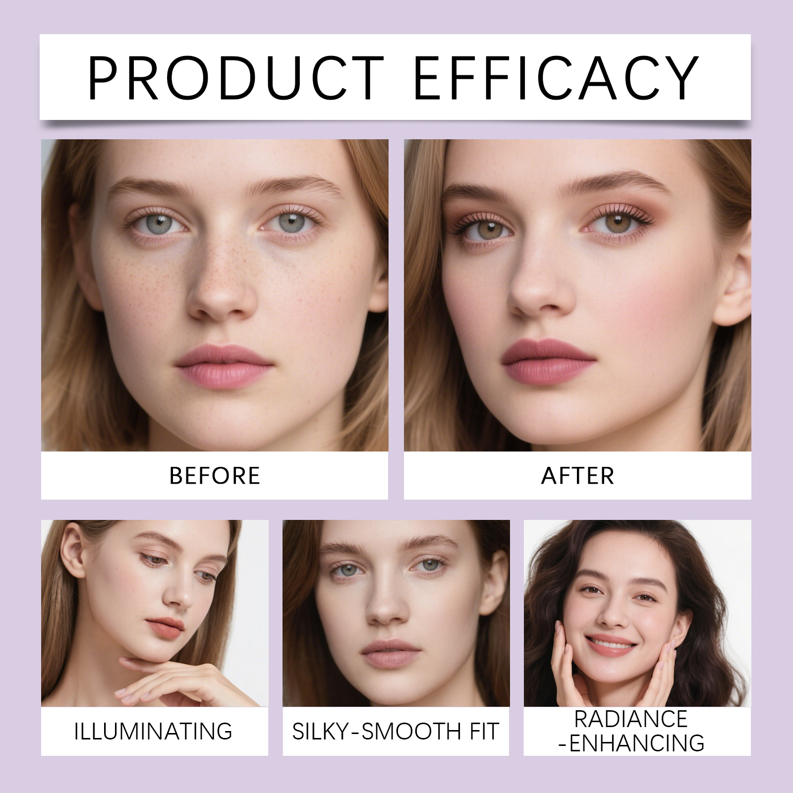 Highlighter Eyeshadow Blush Palette Daily Portable Natural Makeup Multiuse Eye And Cheek Cosmetics