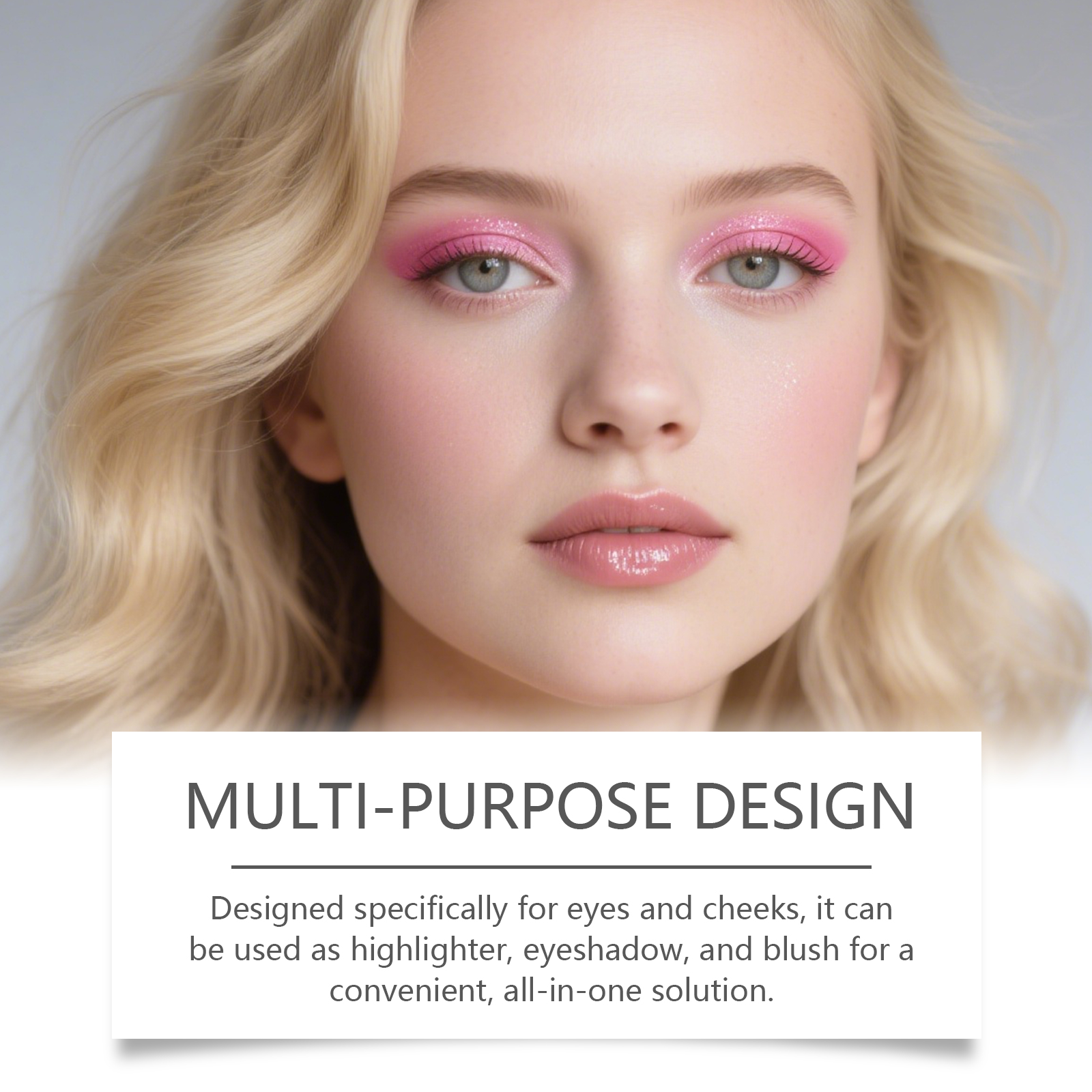 Highlighter Eyeshadow Blush Palette Daily Portable Natural Makeup Multiuse Eye And Cheek Cosmetics