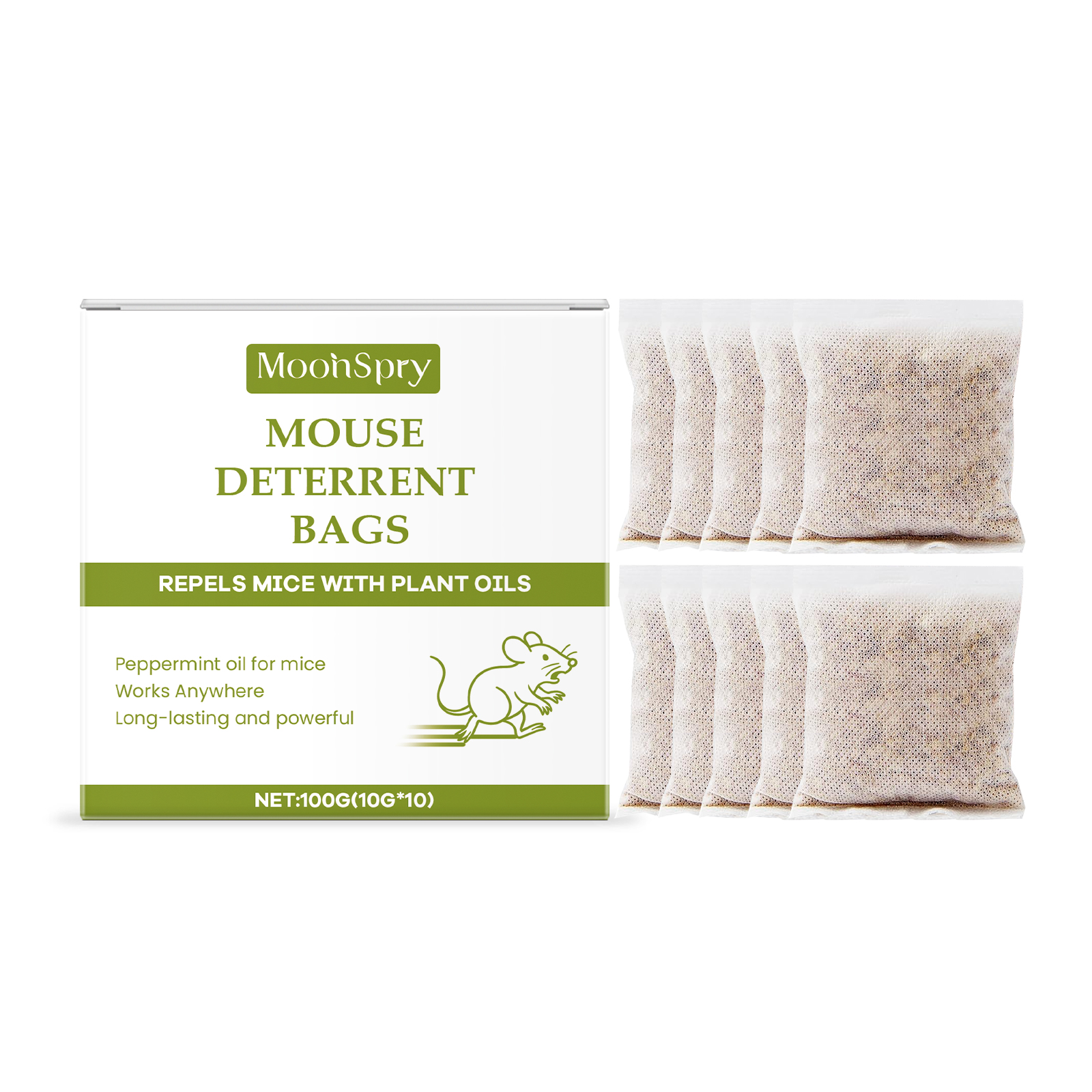 Mouse Repellent Pouch Peppermint Oil Household Rodent Repellent Plant Essential Oil Indoor Drive Rodent Animals