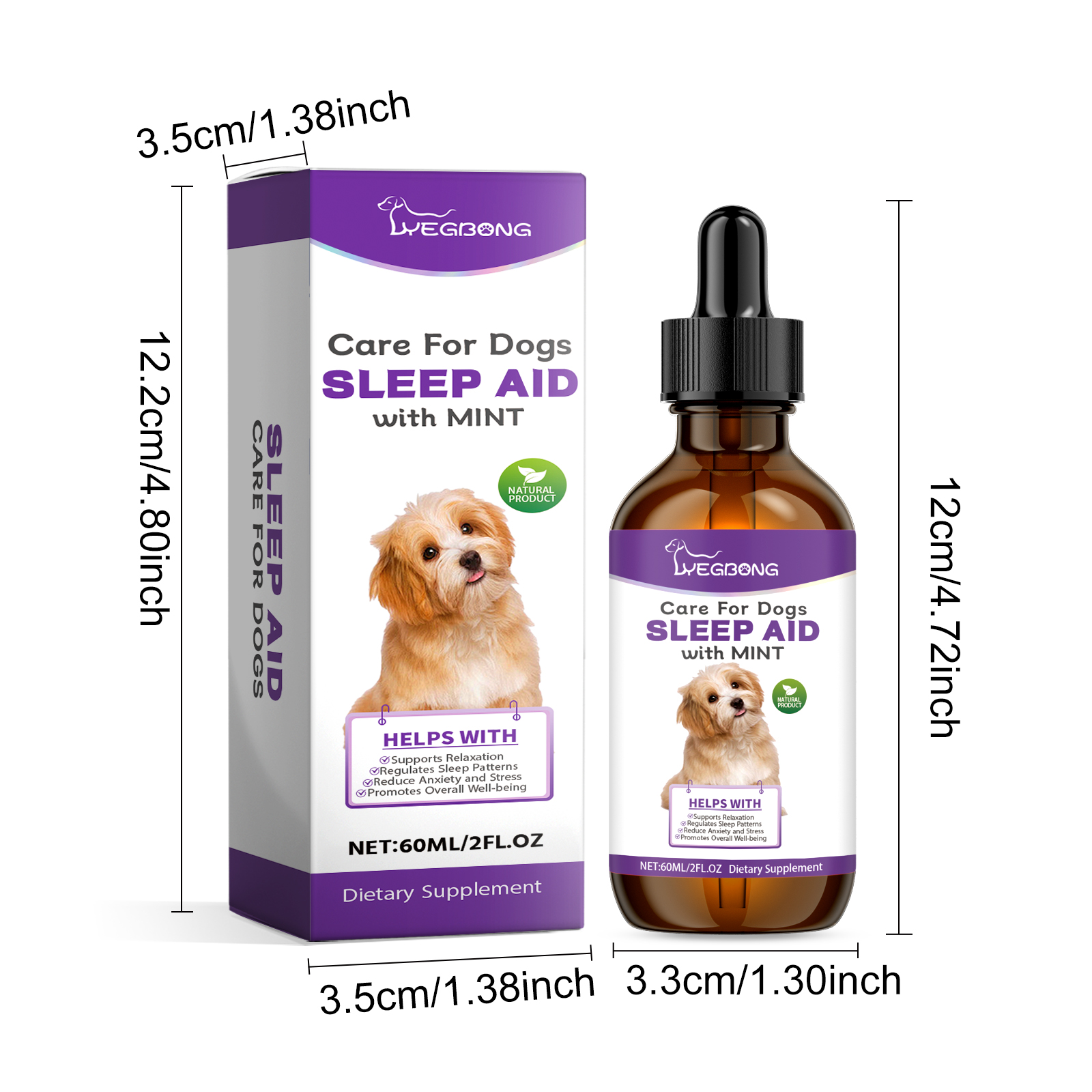 Dog Sleep Drops Care For Dog Night Sleep Pet Sleep Care Drop Supplement