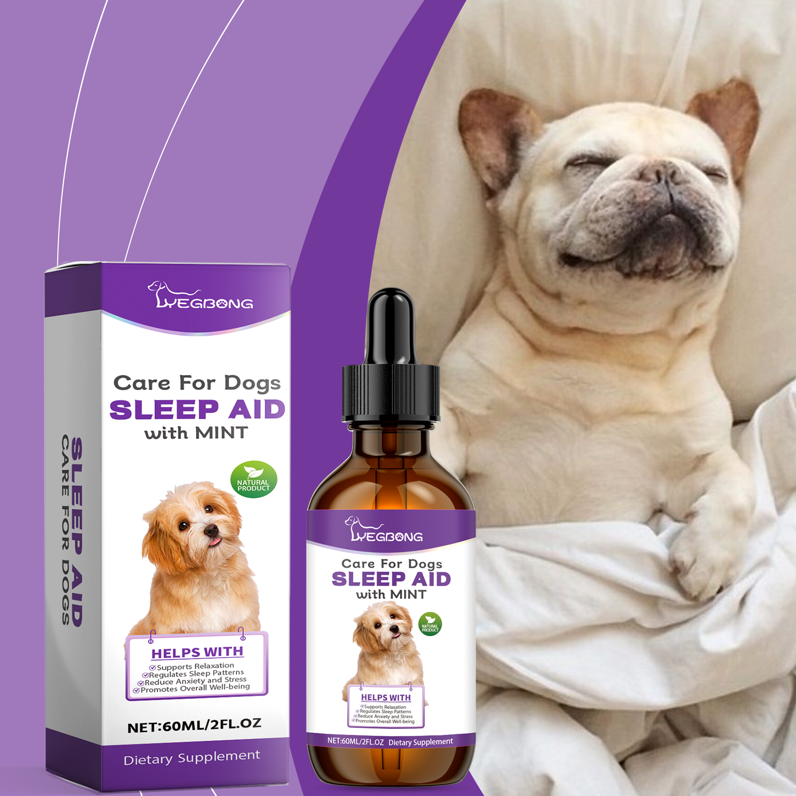 Dog Sleep Drops Care For Dog Night Sleep Pet Sleep Care Drop Supplement
