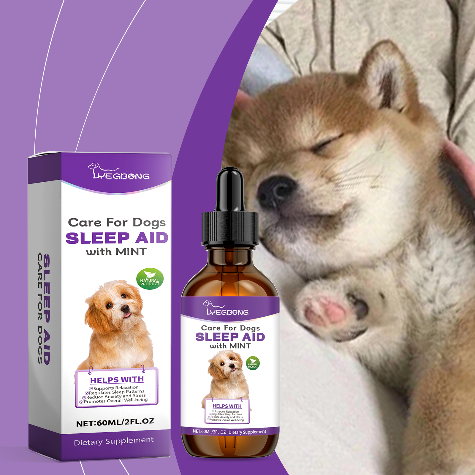 Dog Sleep Drops Care For Dog Night Sleep Pet Sleep Care Drop Supplement
