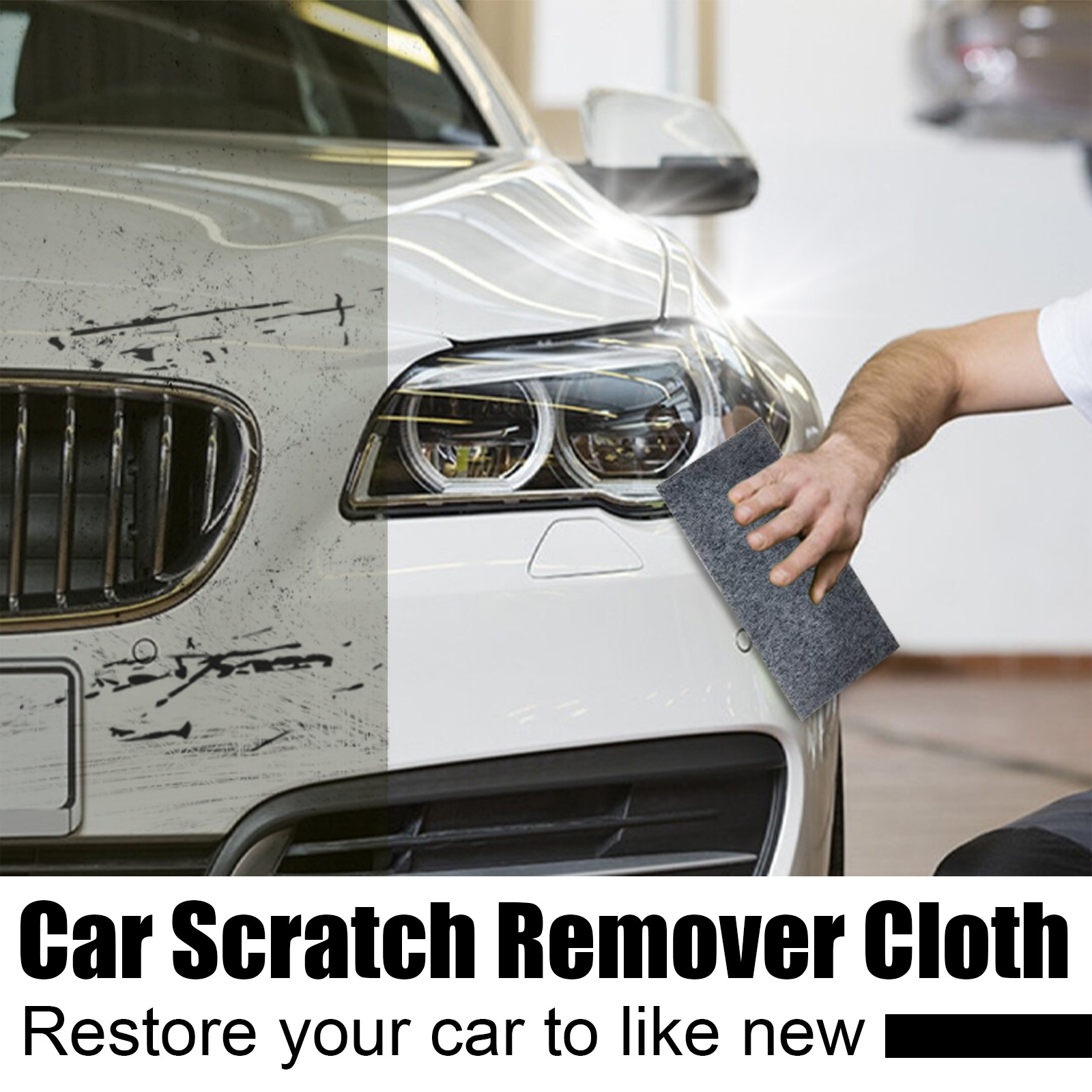 Car Nano Scratch Repair Cloth Auto Paint Polishing Scratch Remover For Body Maintenance And Renovation Care