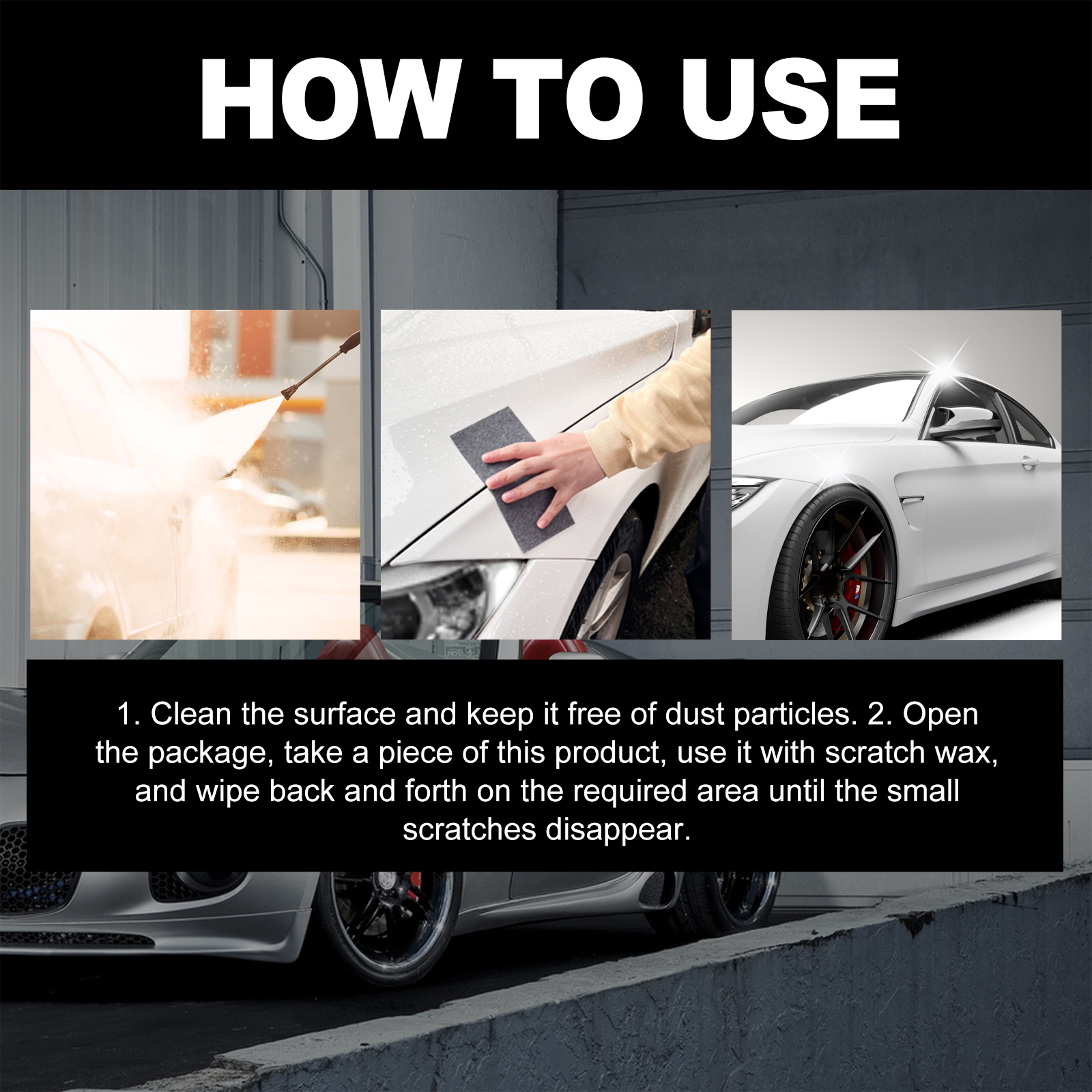 Car Nano Scratch Repair Cloth Auto Paint Polishing Scratch Remover For Body Maintenance And Renovation Care